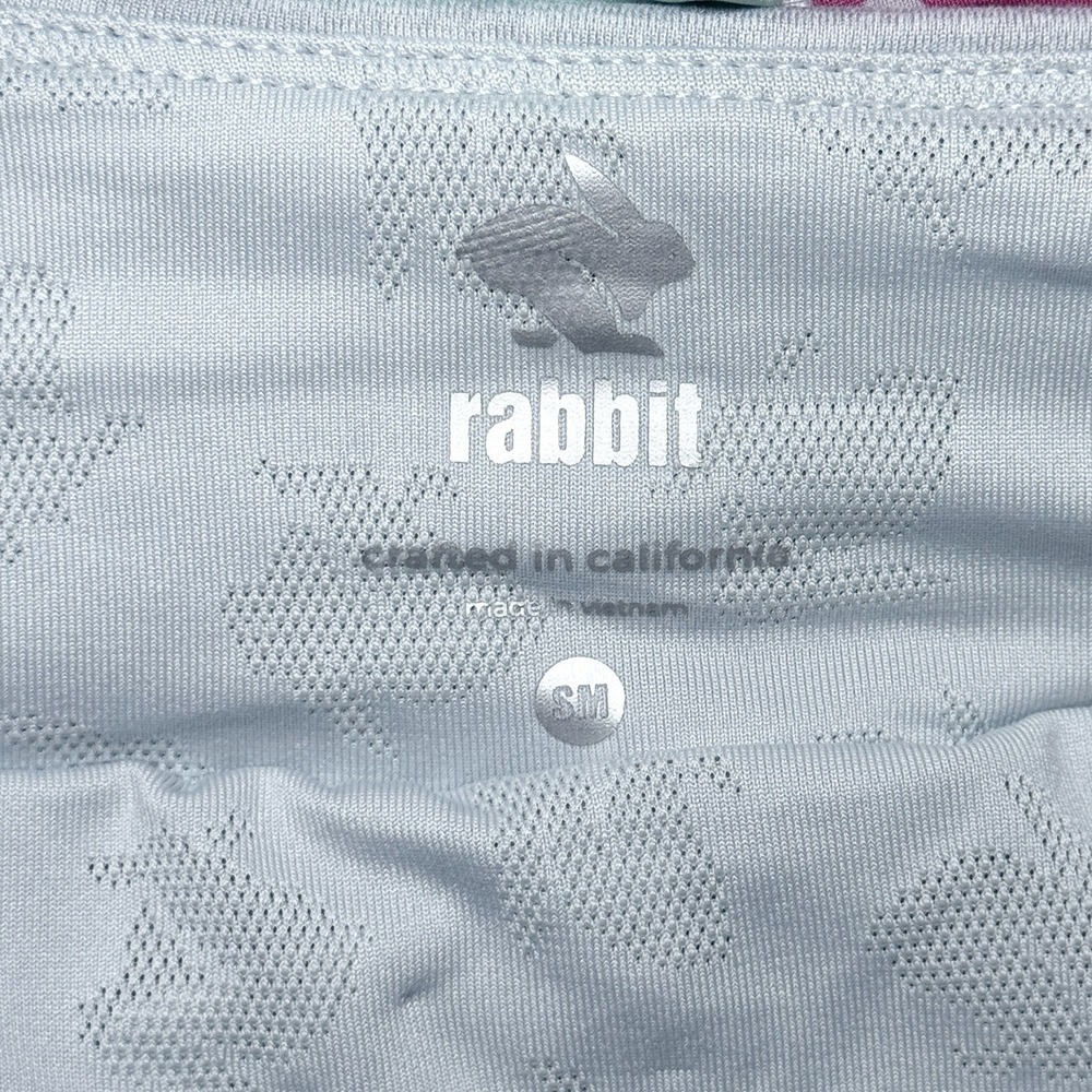 Rabbit Running Shorts Womens Small Hopper 4" Lined Colorful Lightweight Stretch - Picture 5 of 10